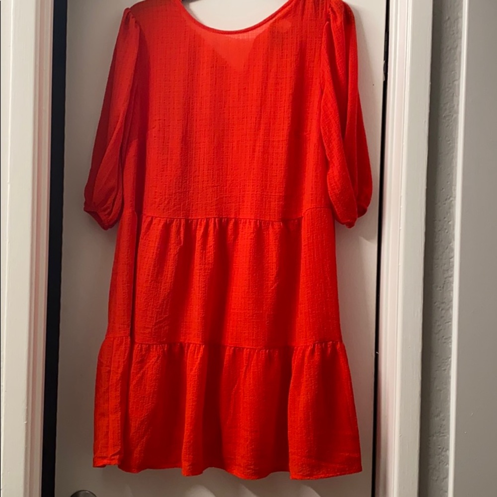 Red dress